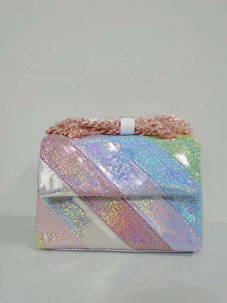 eagle shoulder bag rose gold hardware chain pu multicolor splicing shiny handbag 230313
eagle shoulder bag rose gold hardware chain pu multicolor splicing shiny handbag 230313