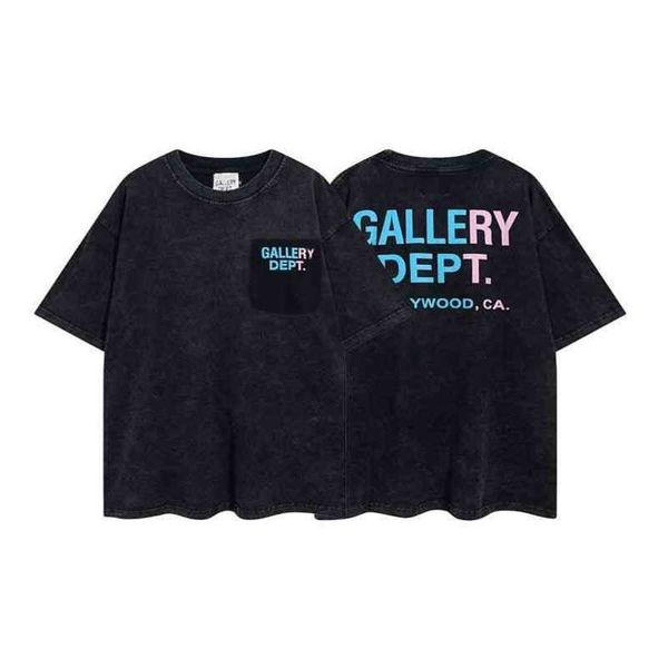 t shirts mens galleryes designer fashion magic letter print pocket wash used round neck short sleeve trendy high street hip hop shirts, White;black
t shirts mens galleryes designer fashion magic letter print pocket wash used round neck short sleeve trendy high street hip hop shirts, White;black