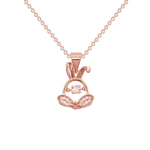 3d cartoon animal rabbit zircon bunny nimble lucky love heart mother's day pendant necklace valentine's day family friends woman g, Silver
3d cartoon animal rabbit zircon bunny nimble lucky love heart mother's day pendant necklace valentine's day family friends woman g, Silver