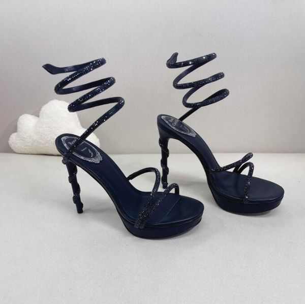 rene caovilla cleo open toe sandals crystal embellished spiral snake tail sandals twining rhinestone sandal women 14cm thick soles stiletto, Black
rene caovilla cleo open toe sandals crystal embellished spiral snake tail sandals twining rhinestone sandal women 14cm thick soles stiletto, Black