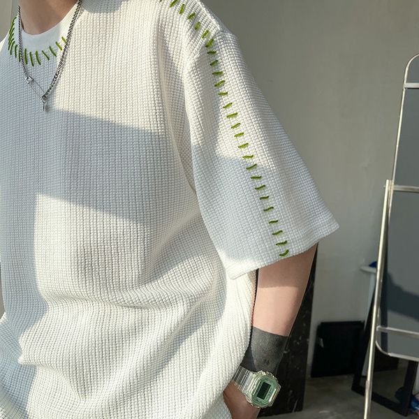 men's t-shirts manual sewing men's t-shirts korean man oversized short sleeve tshirt streetwear men women tees 230313, White;black
men's t-shirts manual sewing men's t-shirts korean man oversized short sleeve tshirt streetwear men women tees 230313, White;black