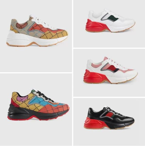 2023 luxury designer multicolor series rhyton men women casual shoes sneakers size with 35-45, Black
2023 luxury designer multicolor series rhyton men women casual shoes sneakers size with 35-45, Black