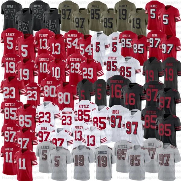 custom trey lance 85 george kittle football jersey 49eres brock purdy christian mccaffrey nick bosa garoppolo deebo samuel warner rice joe m, Black;red
custom trey lance 85 george kittle football jersey 49eres brock purdy christian mccaffrey nick bosa garoppolo deebo samuel warner rice joe m, Black;red