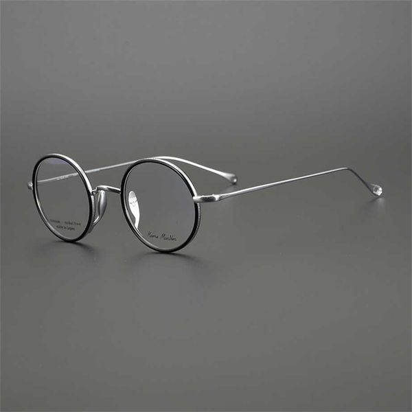 sunglasses 2023 new japanese style temperament manual literature art round myopia glasses full frame men's and women's fashion, White;black 
sunglasses 2023 new japanese style temperament manual literature art round myopia glasses full frame men's and women's fashion, White;black