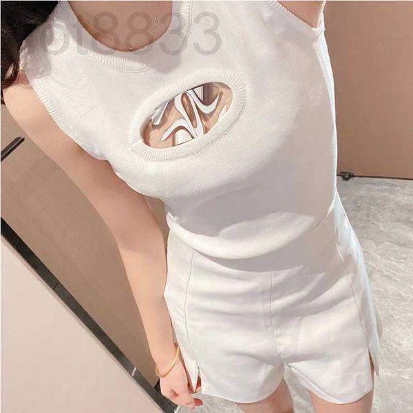 women's tanks & camis designer 2023 new summer hollow out knit women o-neck sleeveless ladies fashion solid tank vxkx, White
women's tanks & camis designer 2023 new summer hollow out knit women o-neck sleeveless ladies fashion solid tank vxkx, White