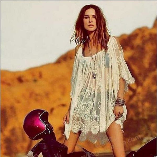 women beach dress strap sheer floral lace embroidered crochet summer dresses hippie boho vestidos wear, Black;gray
women beach dress strap sheer floral lace embroidered crochet summer dresses hippie boho vestidos wear, Black;gray