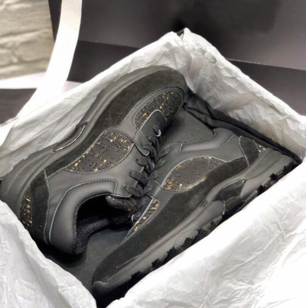 2023 designer sneakers men women reflective casual shoes party velvet calfskin mixed fiber with box size 35-46, Black 
2023 designer sneakers men women reflective casual shoes party velvet calfskin mixed fiber with box size 35-46, Black