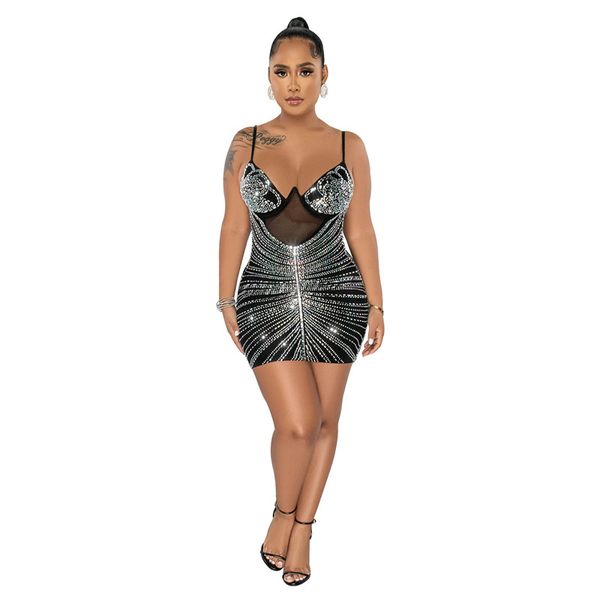 sequin glitter crystal mini dress vestidos sparkle mesh iridescent rhinestones bodysuit dress party club wear 2023 summer clothes, Black;gray
sequin glitter crystal mini dress vestidos sparkle mesh iridescent rhinestones bodysuit dress party club wear 2023 summer clothes, Black;gray