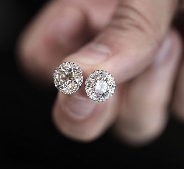 classic 925 sterling silver stud earrings 4mm round simulated diamond earrings for women men jewelry girl gift cocktail, Golden;silver
classic 925 sterling silver stud earrings 4mm round simulated diamond earrings for women men jewelry girl gift cocktail, Golden;silver