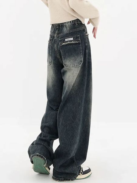 womens pants capris y2k women vintage streetwear korean baggy blue jeans high waist straight wide leg pants denim trousers fairy grunge alt, Black;white
womens pants capris y2k women vintage streetwear korean baggy blue jeans high waist straight wide leg pants denim trousers fairy grunge alt, Black;white