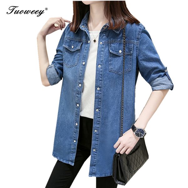 women's blouses shirts fashion women blouse spring autumn casual shirts camiseta de mujer long sleeve denim jeans casual women shirt b, White
women's blouses shirts fashion women blouse spring autumn casual shirts camiseta de mujer long sleeve denim jeans casual women shirt b, White