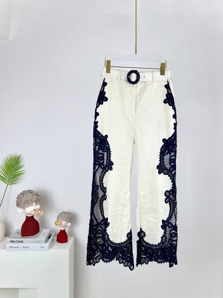 women's pants & caprisin 2023, australian designers designed new holiday lace patchwork capris for spring and summerr, Black;white
women's pants & caprisin 2023, australian designers designed new holiday lace patchwork capris for spring and summerr, Black;white