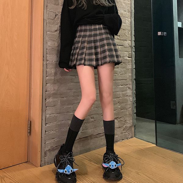 skirts skirts for women spring woolen high-waist plaid skirt women wear all-match pleated skirt medieval skirt plaid skirt 230313, Black
skirts skirts for women spring woolen high-waist plaid skirt women wear all-match pleated skirt medieval skirt plaid skirt 230313, Black