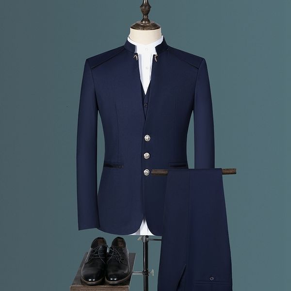 mens suits blazers stand collar men blazer pants vest business mens wedding suit jacket coat trousers waistcoat slim vest dress set 230313, White;black
mens suits blazers stand collar men blazer pants vest business mens wedding suit jacket coat trousers waistcoat slim vest dress set 230313, White;black