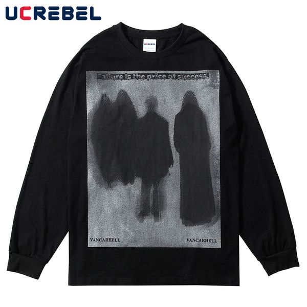 men s t shirts demon print long sleeve t shirt mens high street crew neck cotton tee streetwear loose casual t shirt men 230313, White;black
men s t shirts demon print long sleeve t shirt mens high street crew neck cotton tee streetwear loose casual t shirt men 230313, White;black