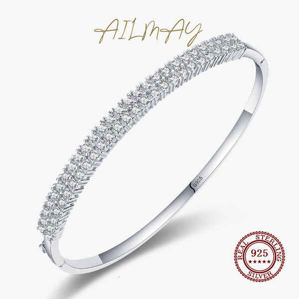 bangle ailmay solid 925 sterling silver classic luxury full cubic zirconia bracelets for women girls antiallergy fine jewelry gifts 230313, Black
bangle ailmay solid 925 sterling silver classic luxury full cubic zirconia bracelets for women girls antiallergy fine jewelry gifts 230313, Black