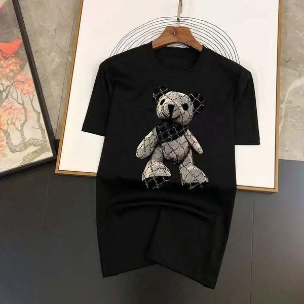 2023 summer new puppet bear cotton crewneck print t-shirt loose couple men and women fashion tees, White;black
2023 summer new puppet bear cotton crewneck print t-shirt loose couple men and women fashion tees, White;black