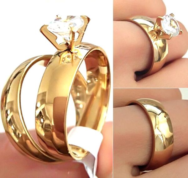 wedding rings 24pcs12sets gold plate silver color couples ring wedding band zircon lovers anniversary party jewelry for men women 230313, Slivery;golden
wedding rings 24pcs12sets gold plate silver color couples ring wedding band zircon lovers anniversary party jewelry for men women 230313, Slivery;golden