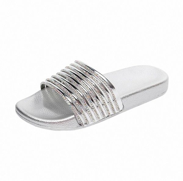women summer beach slippers soft lightweight glitter flash casual beaded lady rhinestone non slip slippers c0hi#, Black
women summer beach slippers soft lightweight glitter flash casual beaded lady rhinestone non slip slippers c0hi#, Black
