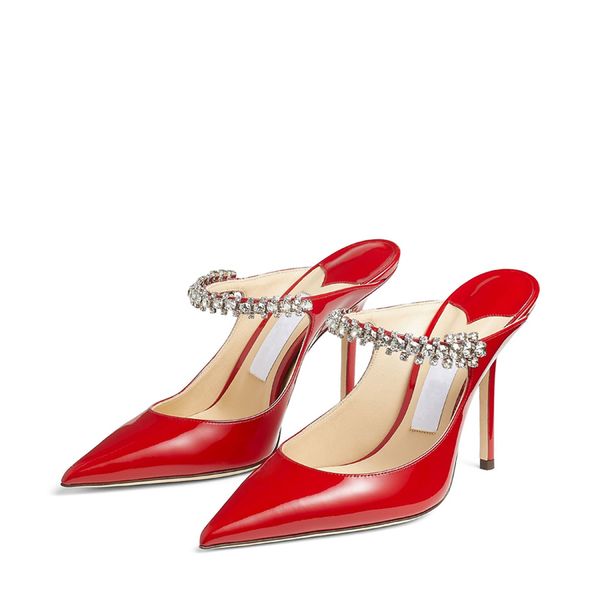 luxury women pumps sandals trendy london choo bing 100 mm italy pointed toe slingback crystal ankle strap embellished red patent leather san, Black
luxury women pumps sandals trendy london choo bing 100 mm italy pointed toe slingback crystal ankle strap embellished red patent leather san, Black