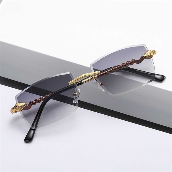 

sunglasses 2023 new new snake polygon trimmed fashion trend, White;black