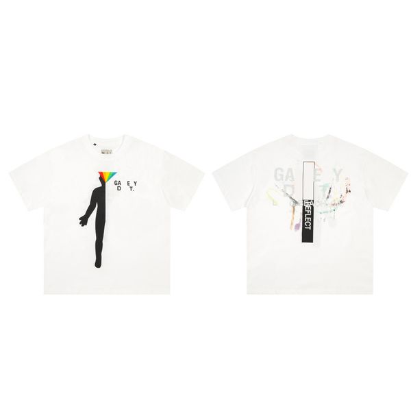 personality printed t shirts galleryse depts for lovers rainbow half man letter print tees, White;black
personality printed t shirts galleryse depts for lovers rainbow half man letter print tees, White;black