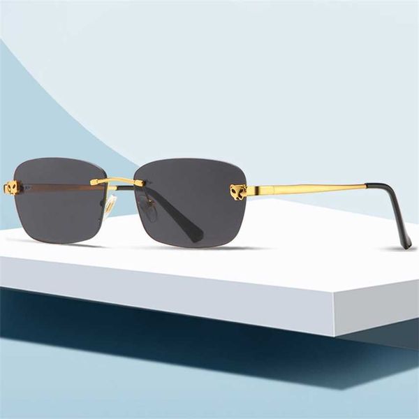 sunglasses 2023 new new style leopard head frameless square sun business men's fashion sun women's optical matching glasses, White;black
sunglasses 2023 new new style leopard head frameless square sun business men's fashion sun women's optical matching glasses, White;black
