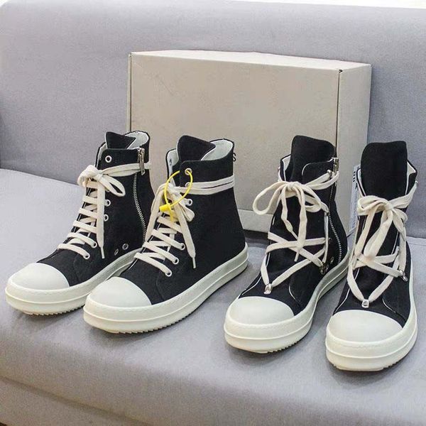 designer luxury rick boots canvas shoes men women high owen uitility mens trainers ro breathable sports sneakers, Black 
designer luxury rick boots canvas shoes men women high owen uitility mens trainers ro breathable sports sneakers, Black