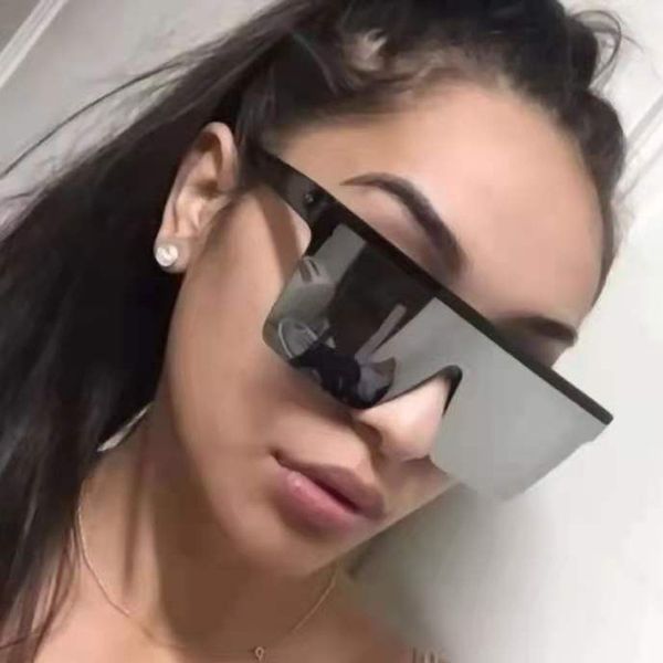 new large-frame one-piece sunglasses fashion box sun-shading sunglasses women dazzling color glasses men, White;black
new large-frame one-piece sunglasses fashion box sun-shading sunglasses women dazzling color glasses men, White;black