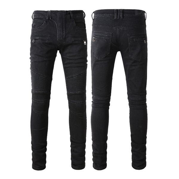 mens black jeans no rips skinny designer jeans for men ripped pants with holes denim man straight leg zipper hole fashion long hip hop, Blue
mens black jeans no rips skinny designer jeans for men ripped pants with holes denim man straight leg zipper hole fashion long hip hop, Blue