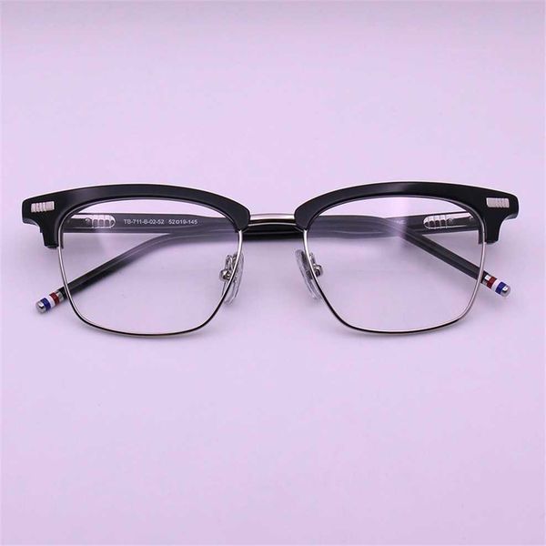 sunglasses 2023 new myopia glasses tb711 box myopia frame men's fashion korean optical lens, White;black
sunglasses 2023 new myopia glasses tb711 box myopia frame men's fashion korean optical lens, White;black
