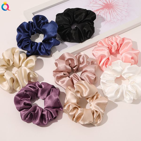 satin scrunchies solid color ribbon silk hair rope korean ponytail holder hair ties headwear soft elastic hairband hair accessories 1914, Slivery;white
satin scrunchies solid color ribbon silk hair rope korean ponytail holder hair ties headwear soft elastic hairband hair accessories 1914, Slivery;white