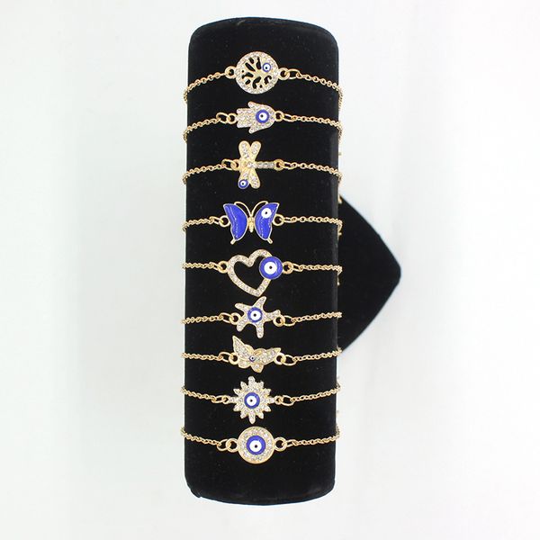 gold plated rhinestone evil eyes charm bracelets for women gifts new lucky jewelry family protection jewellery, Golden;silver
gold plated rhinestone evil eyes charm bracelets for women gifts new lucky jewelry family protection jewellery, Golden;silver