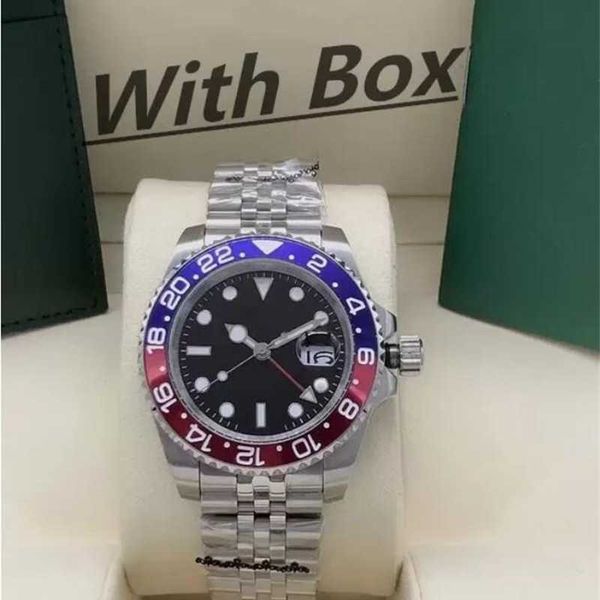 luxury watch with box papers mens watches 40mm wristwatch blue black ceramic bezel stainless steel automatic movement optional waterproof zc, Slivery;black
luxury watch with box papers mens watches 40mm wristwatch blue black ceramic bezel stainless steel automatic movement optional waterproof zc, Slivery;black