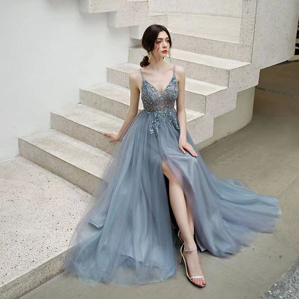 luxury plus size prom dresses 2023 v neck dresses ruffles beaded elegant high split evening gowns robe de soiree formal corset party dress, Black
luxury plus size prom dresses 2023 v neck dresses ruffles beaded elegant high split evening gowns robe de soiree formal corset party dress, Black