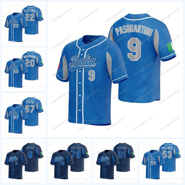 italy 2023 wbc world baseball classic jersey 31 piazza 35 brian marconi 33 matt harvey 9 vinnie pasquantino vincenzo aiello glenn albanese j, Blue;black
italy 2023 wbc world baseball classic jersey 31 piazza 35 brian marconi 33 matt harvey 9 vinnie pasquantino vincenzo aiello glenn albanese j, Blue;black