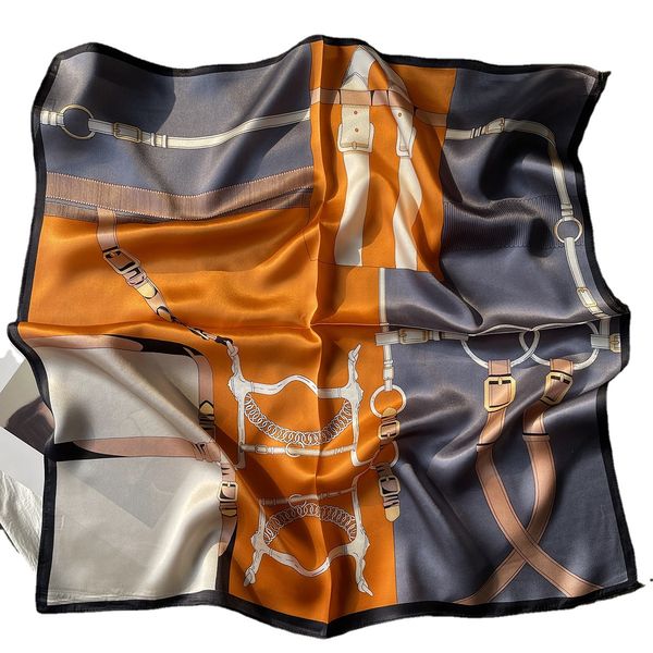 70 silk kerchief finsbury avenue womens warm scarf fashionable all-match silk scarf mulberry silk scarf, Blue;gray
70 silk kerchief finsbury avenue womens warm scarf fashionable all-match silk scarf mulberry silk scarf, Blue;gray