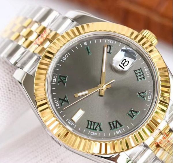 with original box fashion men's watch 41mm datejust automatic mechanical movement men's watches grey dial stainless steel strap sp, Slivery;brown
with original box fashion men's watch 41mm datejust automatic mechanical movement men's watches grey dial stainless steel strap sp, Slivery;brown