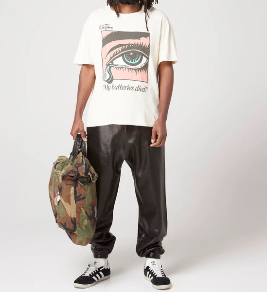 23ss summer usa batteries dead tears tee t shirt men women hip hop street casual cotton tshirt, Black;brown
23ss summer usa batteries dead tears tee t shirt men women hip hop street casual cotton tshirt, Black;brown