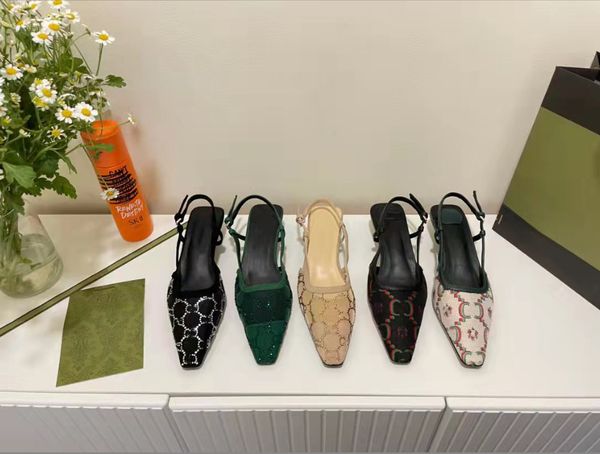shoes sandals luxury designer women's summer banquet dress high-heeled pumps pointed toe sling back women eu size 35-41
shoes sandals luxury designer women's summer banquet dress high-heeled pumps pointed toe sling back women eu size 35-41
