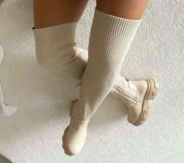 flats shoes thick sole boots autumn winter breathable knitting upper women thigh high boots 2021 stretch round thigh high boots h11667401, Black
flats shoes thick sole boots autumn winter breathable knitting upper women thigh high boots 2021 stretch round thigh high boots h11667401, Black