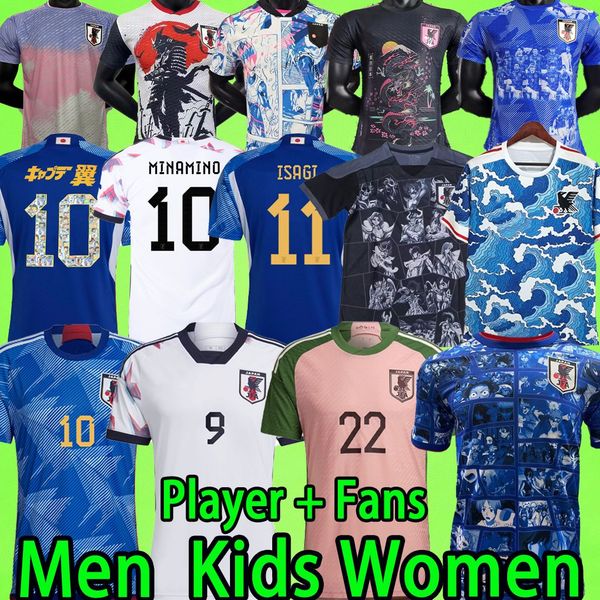 japan 2023 soccer jerseys cartoon isagi atom tsubasa minamino asano doan kubo ito women kids kit 2024 japanese special uniform 22 23 footbal, Black;yellow
japan 2023 soccer jerseys cartoon isagi atom tsubasa minamino asano doan kubo ito women kids kit 2024 japanese special uniform 22 23 footbal, Black;yellow