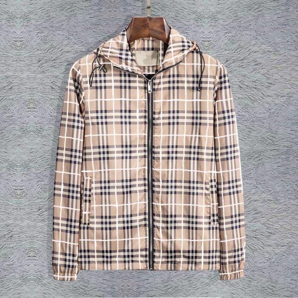 jacket mens jacket designer classic checkered wrinkle resistant coat spring autumn coats zipper outerwear clothes utcda, Black;brown
jacket mens jacket designer classic checkered wrinkle resistant coat spring autumn coats zipper outerwear clothes utcda, Black;brown