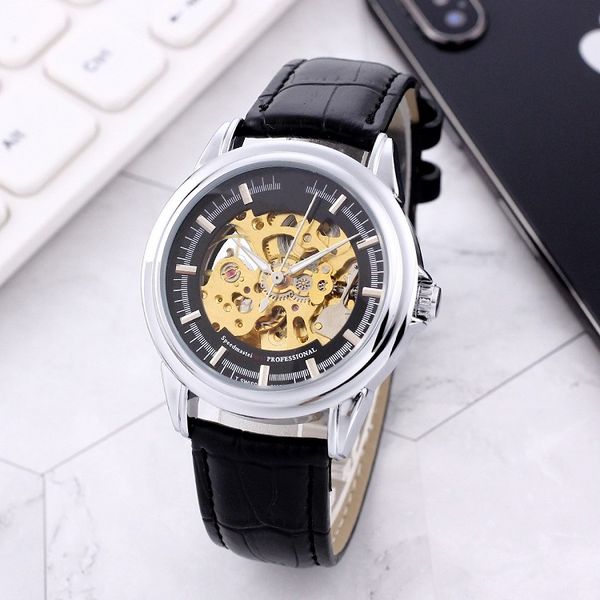2023 luxury mens watches three needle series automatic mechanical watch designer wristwatches luxury brand genuine leather strap fashion wri, Slivery;brown
2023 luxury mens watches three needle series automatic mechanical watch designer wristwatches luxury brand genuine leather strap fashion wri, Slivery;brown