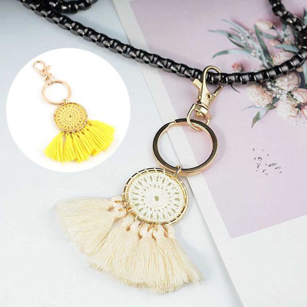 keychains 1pc bohemia pompom tassel bag charm key chain auto car pendant jewelry key rings for women gift ornaments trinket jewelry l230314, Silver
keychains 1pc bohemia pompom tassel bag charm key chain auto car pendant jewelry key rings for women gift ornaments trinket jewelry l230314, Silver