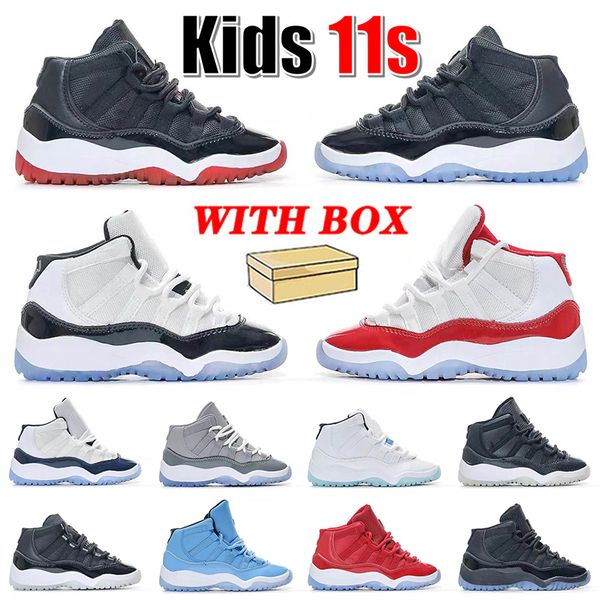 with box 11s kids basketball shoes jumpman 11 youth infants toddler sneakers bred space jam cherry concord cool grey gamma blue wik like out, Black
with box 11s kids basketball shoes jumpman 11 youth infants toddler sneakers bred space jam cherry concord cool grey gamma blue wik like out, Black