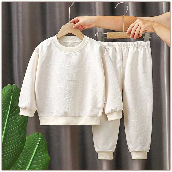 clothing sets baby boy girl long sleeved sports suit spring autumn kids solid color casual sweatshirt sweatpants two-piece set l230314, White
clothing sets baby boy girl long sleeved sports suit spring autumn kids solid color casual sweatshirt sweatpants two-piece set l230314, White