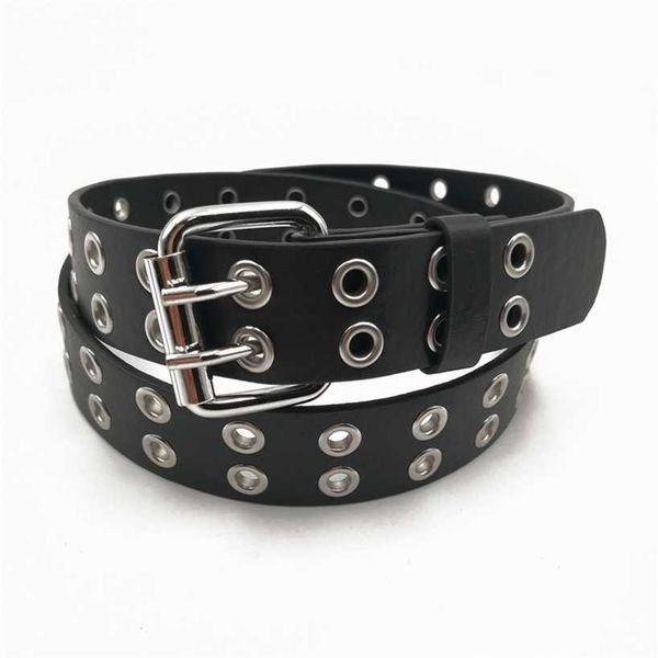 designer belts 2023 women punk style fashion belt adjustable black double eyelet buttonhole leather waistbelt personality jeans belts factor, Silver
designer belts 2023 women punk style fashion belt adjustable black double eyelet buttonhole leather waistbelt personality jeans belts factor, Silver