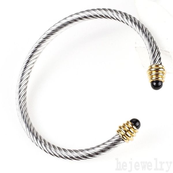 large mens bracelets designer for women diy metal silver gold color wire friendship twisted helix couple bangle adjustable bracelet homme ca, Black
large mens bracelets designer for women diy metal silver gold color wire friendship twisted helix couple bangle adjustable bracelet homme ca, Black