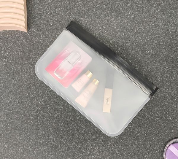 dhl200pcs cosmetic bags women peva transparent dull polish waterproof short sample travel wash bag
dhl200pcs cosmetic bags women peva transparent dull polish waterproof short sample travel wash bag